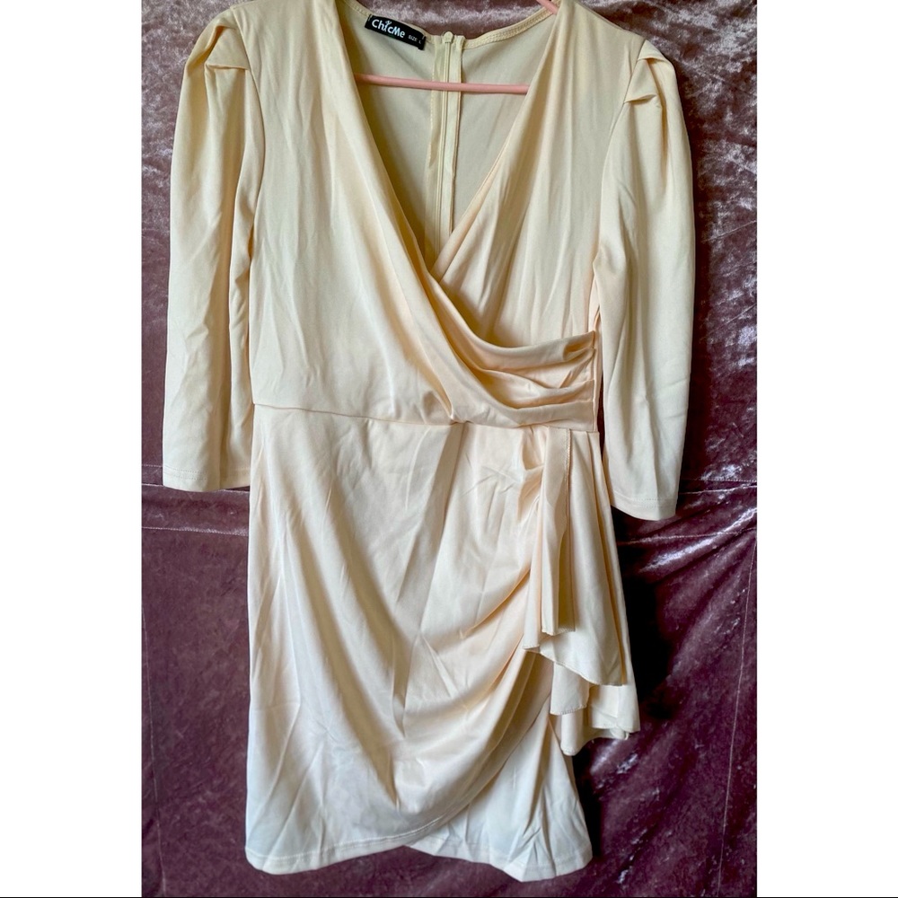 Apricot mini dress